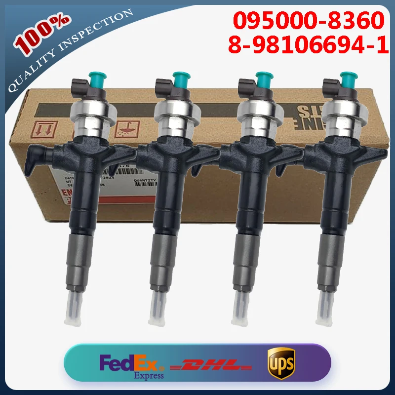 4pcs 8-98106694-1 095000-8360 Common Rail Fuel Injector for Isuzu Engine 4JJ1 Truck D-MAX Mitsubishi 6M60T
4pcs 8-98106694-1 095000-8360 Common Rail Fuel Injector for Isuzu Engine 4JJ1 Truck D-MAX Mitsubishi 6M60T