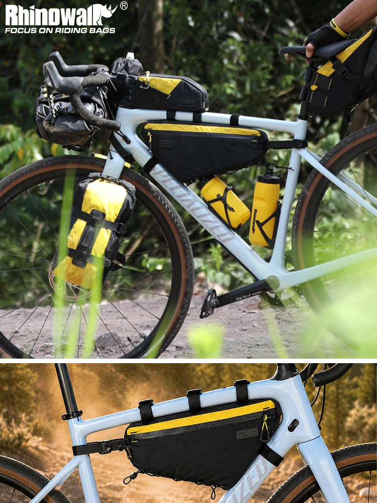 Rhinowalk Bike Frame Bag 2.9L Water-Resistant Cycling Triangle Tube Bag Double Side for MTB Road Gravel Bicycle Bag Bikepacking
Rhinowalk Bike Frame Bag 2.9L Water-Resistant Cycling Triangle Tube Bag Double Side for MTB Road Gravel Bicycle Bag Bikepacking