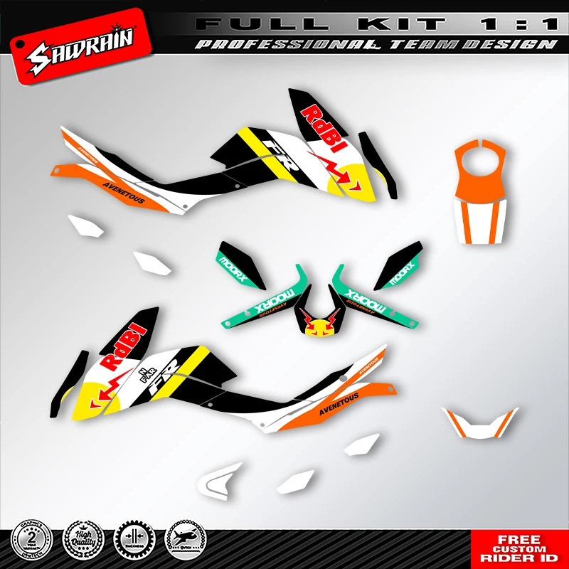 Sawrain Motorcycle Graphics Backgrounds Decals Stickers Kit Number Name Custom For KTM DUKE 125 200 390 2011 2012 2013-2016 003
Sawrain Motorcycle Graphics Backgrounds Decals Stickers Kit Number Name Custom For KTM DUKE 125 200 390 2011 2012 2013-2016 003