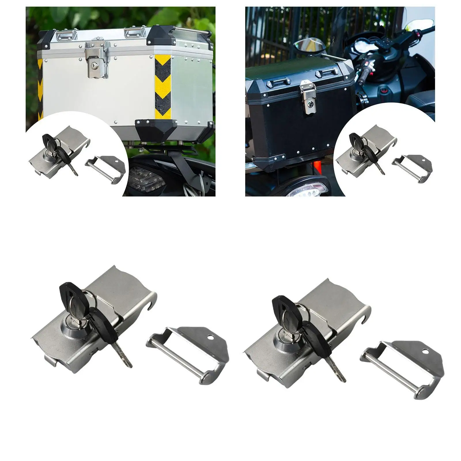 Motorcycle Trunk Lock Accessories, Easy to Install, DIY Parts, Secure
Motorcycle Trunk Lock Accessories, Easy to Install, DIY Parts, Secure