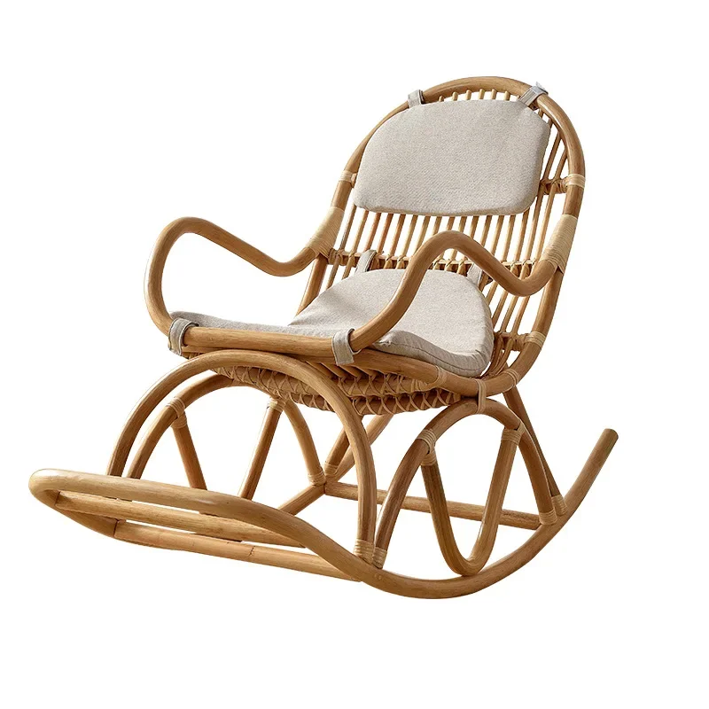 Natural agate rattan rocking chair casual home with pedal rocking chair real rattan simple handmade rattan chair balcony sofa
Natural agate rattan rocking chair casual home with pedal rocking chair real rattan simple handmade rattan chair balcony sofa