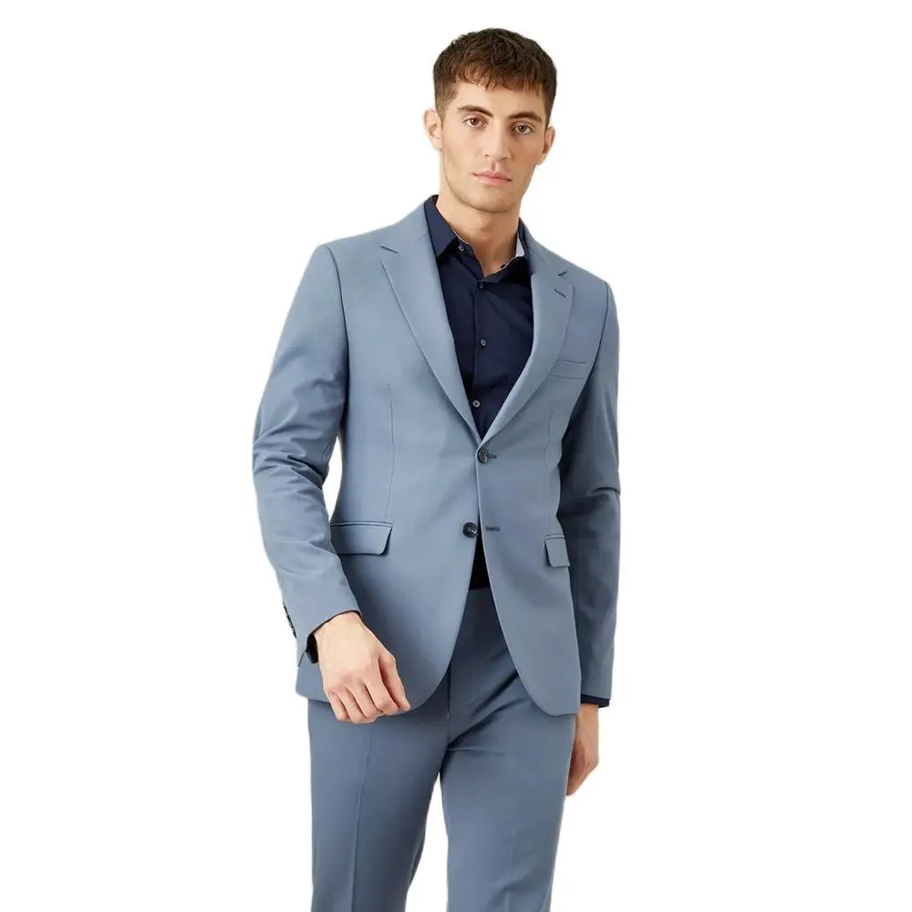 New Grey Blue Men Suits Slim Fit Tailor Made Classic Jacket Blazer Pants Formal Business Male Clothes Casual Party Daily Set
New Grey Blue Men Suits Slim Fit Tailor Made Classic Jacket Blazer Pants Formal Business Male Clothes Casual Party Daily Set