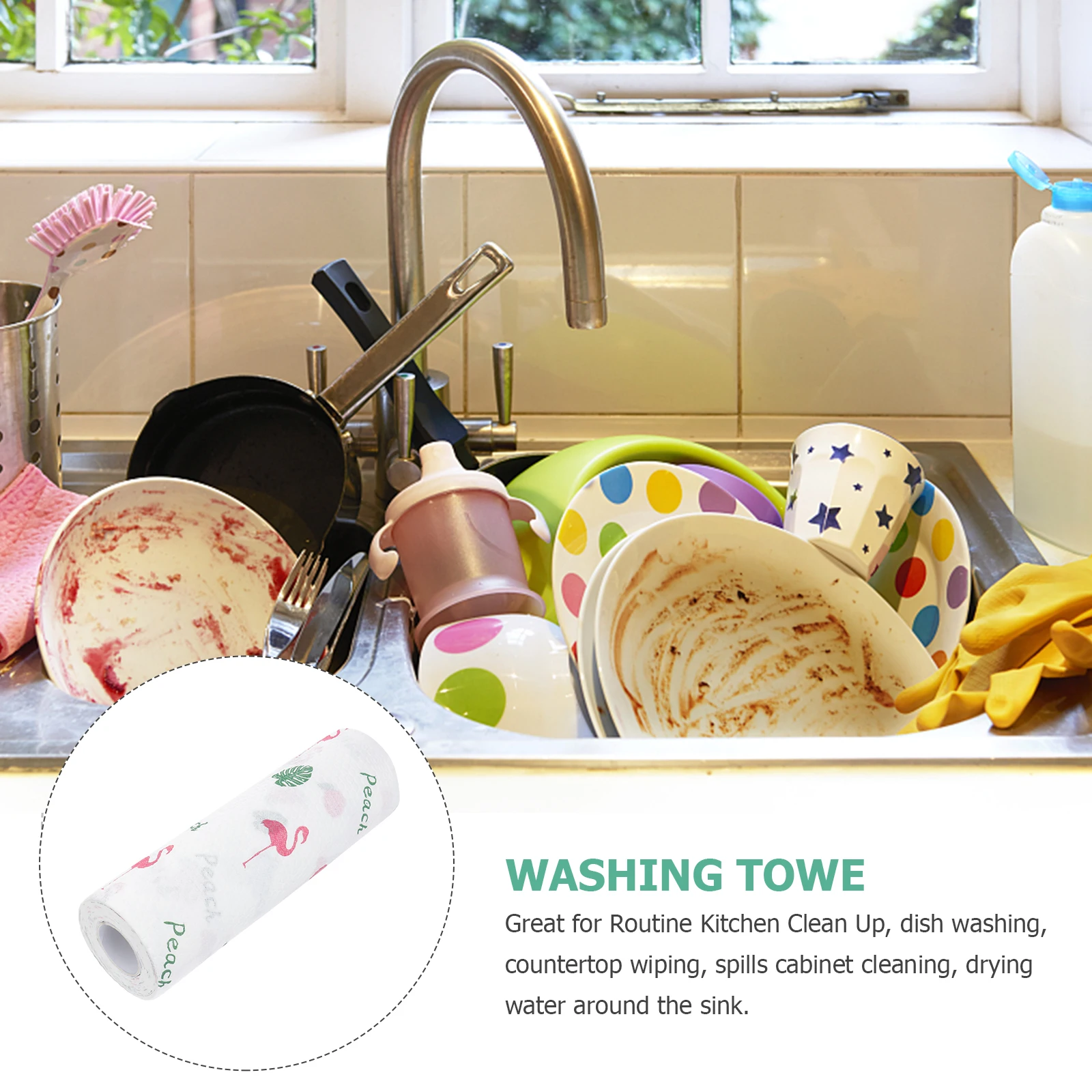 50pcs Sweet Flamingo Print Dish Washing Towel Water Absorbing Kitchen Cloth Disposable Nonwoven Duster Wipe For Home Countertop
50pcs Sweet Flamingo Print Dish Washing Towel Water Absorbing Kitchen Cloth Disposable Nonwoven Duster Wipe For Home Countertop