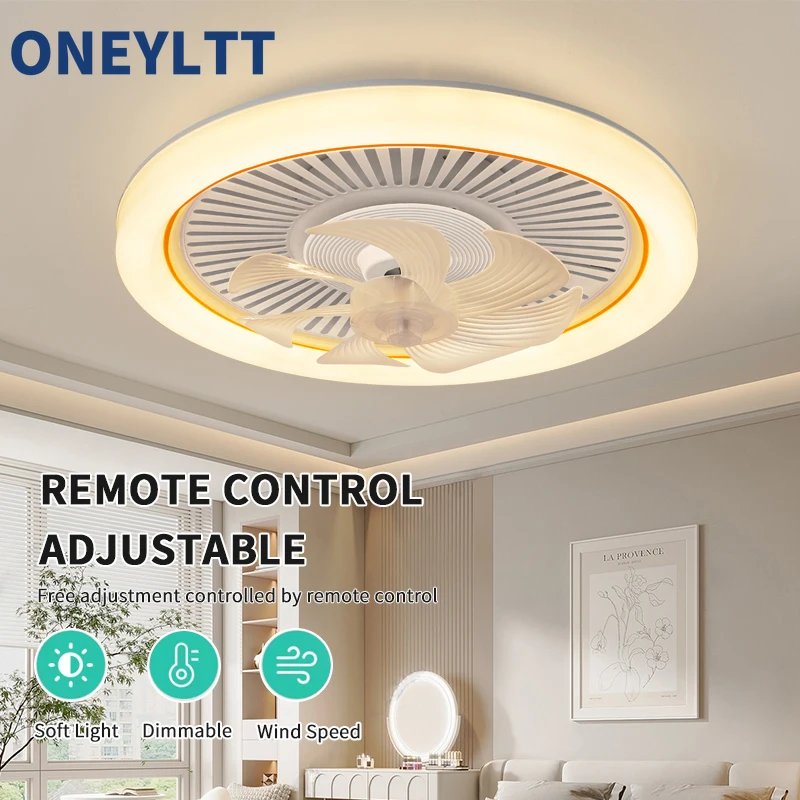 Light luxury ceiling fan light bedroom dining room living room variable frequency silent energy-saving household Black/Gold
Light luxury ceiling fan light bedroom dining room living room variable frequency silent energy-saving household Black/Gold