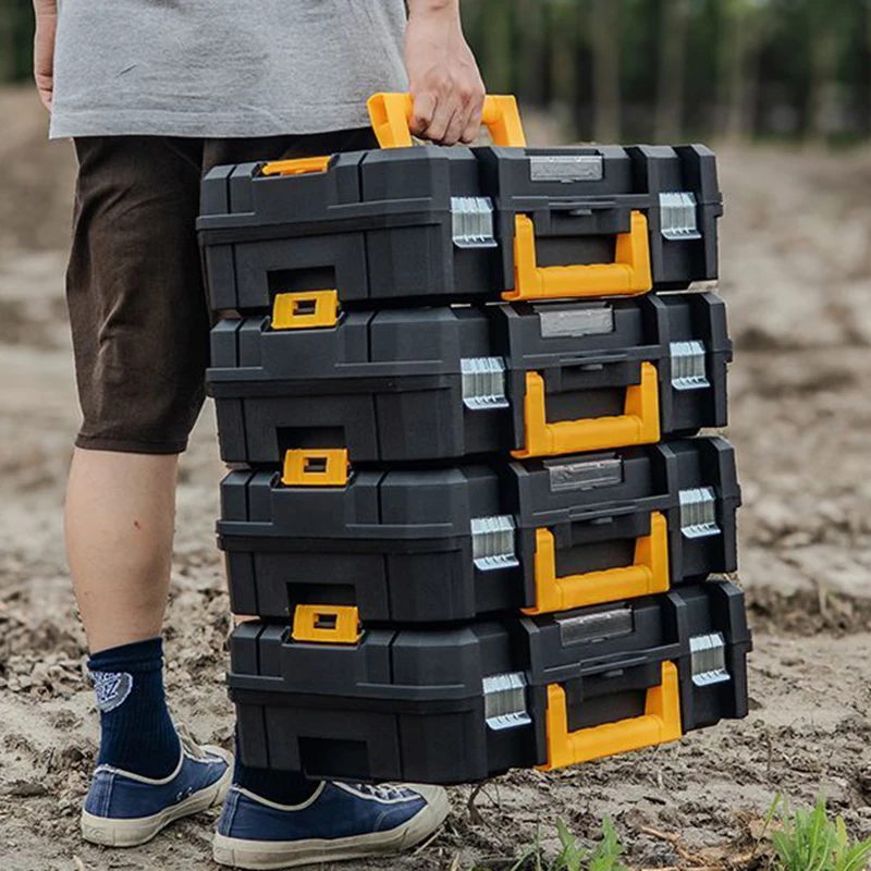 Stacked Tool Case Portable Hardware Storage Tool Box Electric Drill Wrench Lithium Battery Tools Organizer Household Toolbox
Stacked Tool Case Portable Hardware Storage Tool Box Electric Drill Wrench Lithium Battery Tools Organizer Household Toolbox