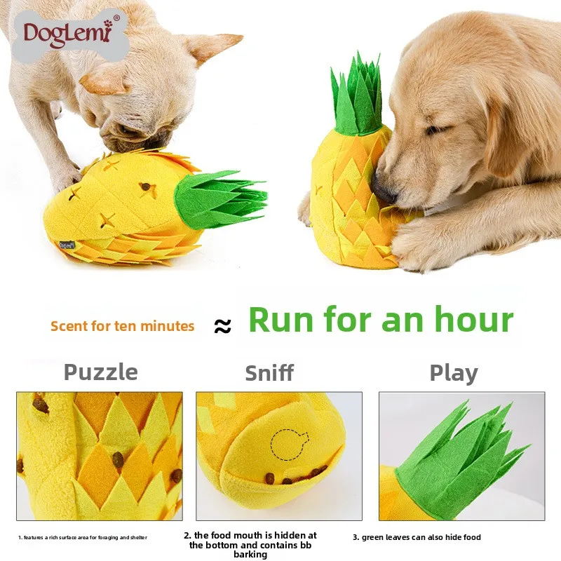 2026 New Pineapple Pet Snuffle Plush Toy, Interactive Treat Dispensing Chew Toy for Dogs & Cats, Teething & Energy Release
2026 New Pineapple Pet Snuffle Plush Toy, Interactive Treat Dispensing Chew Toy for Dogs & Cats, Teething & Energy Release