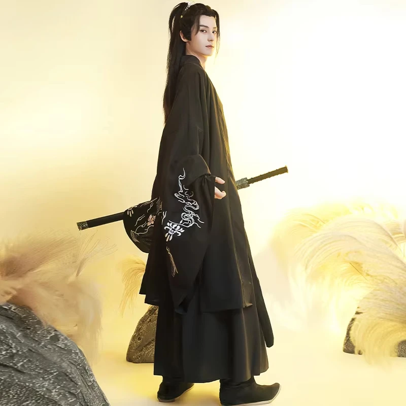 Original Chinese Traditional Hanfu Costume Ancient Swordsman Carnival Cosplay Clothing Oriental Han Dynasty Stage Performance
Original Chinese Traditional Hanfu Costume Ancient Swordsman Carnival Cosplay Clothing Oriental Han Dynasty Stage Performance
