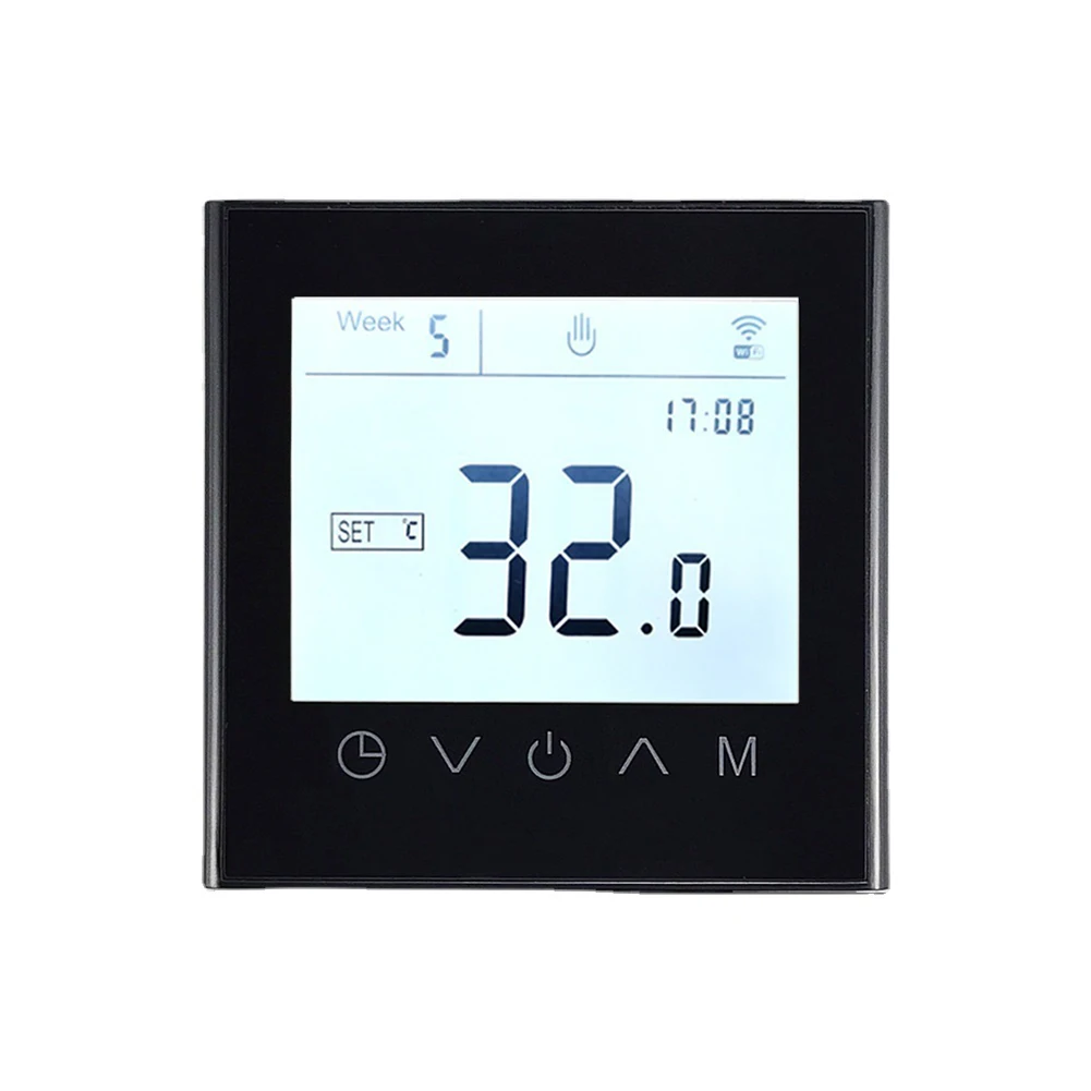 Smart Boiler Thermostat Programmable WiFi Thermostat Home Heating ±0.5℃ Accuracy Elegant Design Mobile Control
Smart Boiler Thermostat Programmable WiFi Thermostat Home Heating ±0.5℃ Accuracy Elegant Design Mobile Control