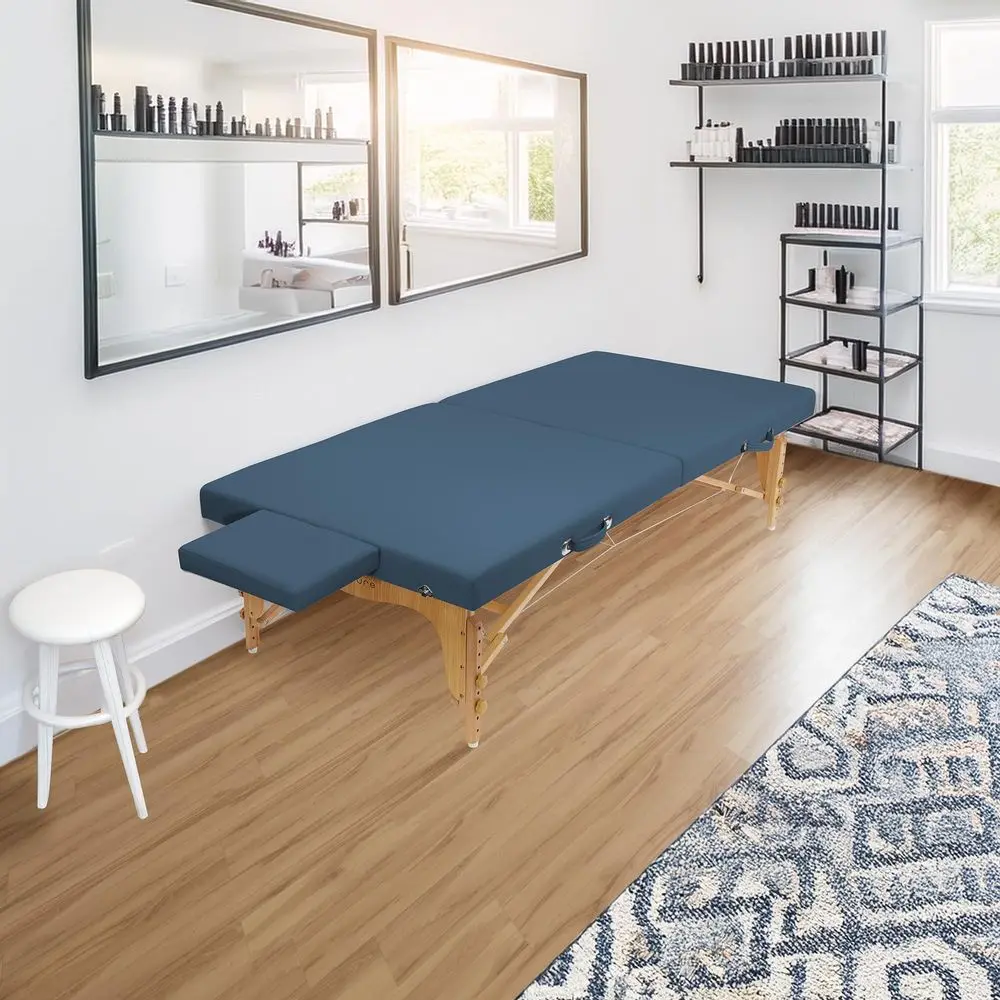Portable Physical Therapy Massage Table Low to Ground Stretching Treatment Mat Platform Blue
Portable Physical Therapy Massage Table Low to Ground Stretching Treatment Mat Platform Blue
