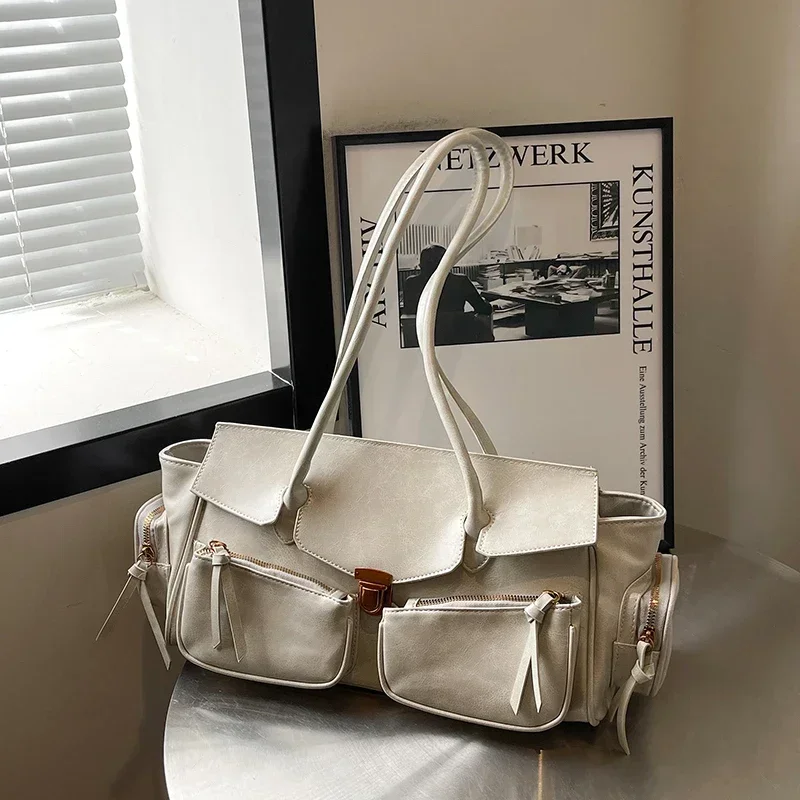 2025 New Large Capacity Underarm Bag with Hundred Shoulders, Multiple Pockets, Motorcycle Bag, Single Shoulder Crossbody Bag
2025 New Large Capacity Underarm Bag with Hundred Shoulders, Multiple Pockets, Motorcycle Bag, Single Shoulder Crossbody Bag