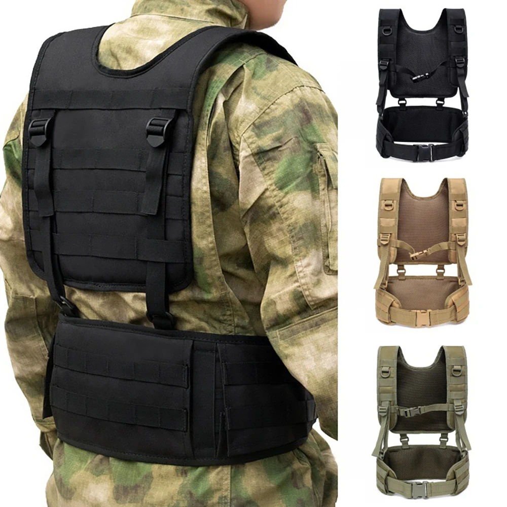 Military Tactical Pleated Vest for Men, Airsoft Equipment, Chest Harness, Hunting Trimmings, Molle System Accessories
Military Tactical Pleated Vest for Men, Airsoft Equipment, Chest Harness, Hunting Trimmings, Molle System Accessories
