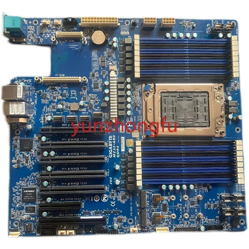 Gigabyte Mz32-ar0 Mz32-001 Midnight Dragon Series 7742 7h12 Amd Single Channel Server Mainboard
Gigabyte Mz32-ar0 Mz32-001 Midnight Dragon Series 7742 7h12 Amd Single Channel Server Mainboard
