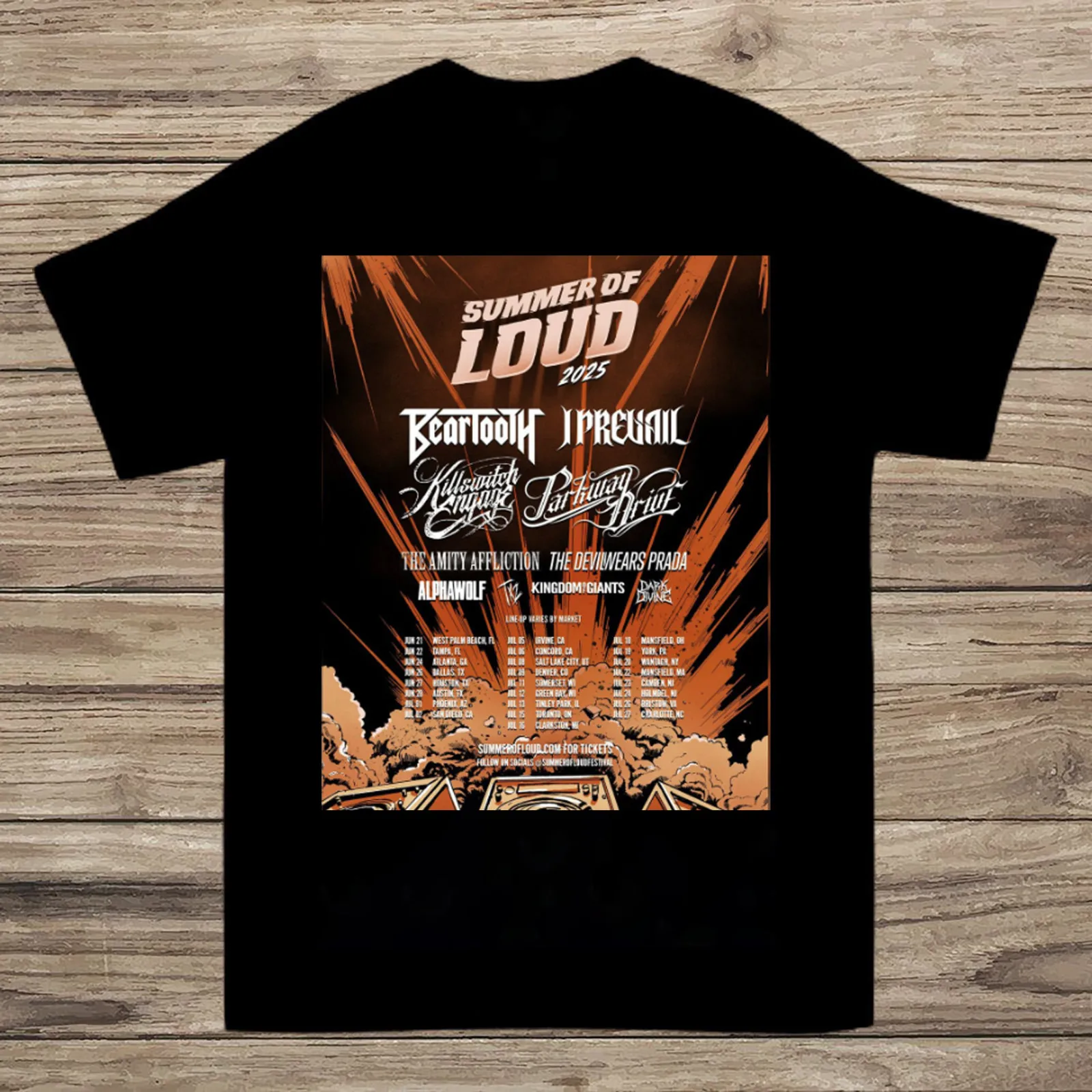 North America Summer Of Loud PARKWAY DRIVE 2025 All Size S-5XL T-shirt MD702
North America Summer Of Loud PARKWAY DRIVE 2025 All Size S-5XL T-shirt MD702
