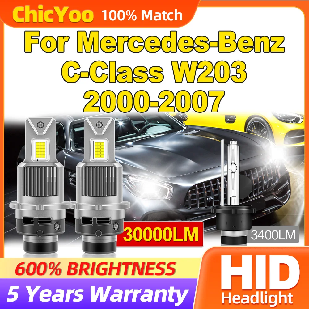 12V Turbo Auto Headlamp Bulbs 30000LM 300W HID Xenon Lamps 6000K For Mercedes-Benz C-Class W203 2000-2003 2004 2005 2006 2007
12V Turbo Auto Headlamp Bulbs 30000LM 300W HID Xenon Lamps 6000K For Mercedes-Benz C-Class W203 2000-2003 2004 2005 2006 2007
