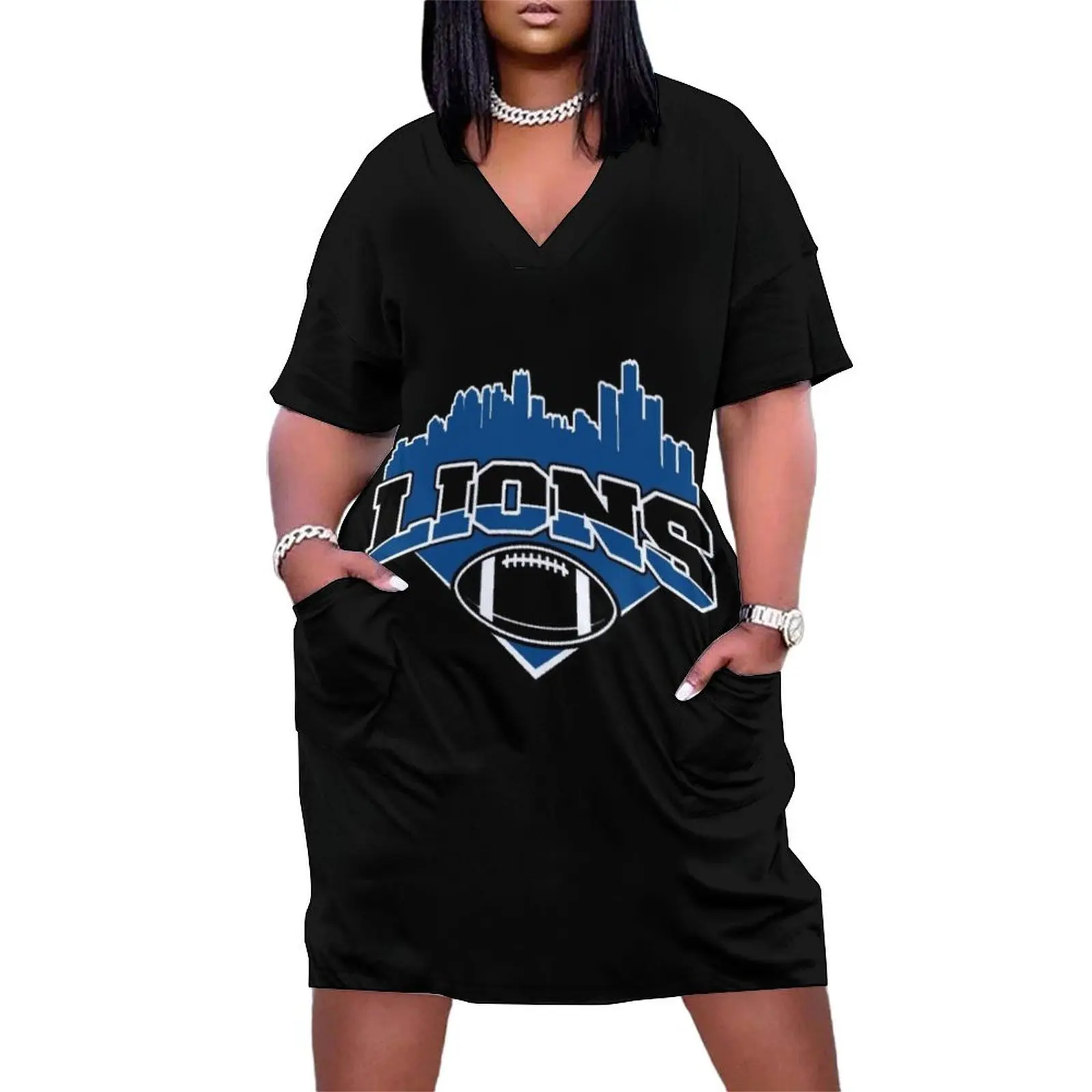 Lions Football, Skyline Football Team Loose Pocket Dress wedding dresses for woman luxury dress luxury woman party dress
Lions Football, Skyline Football Team Loose Pocket Dress wedding dresses for woman luxury dress luxury woman party dress