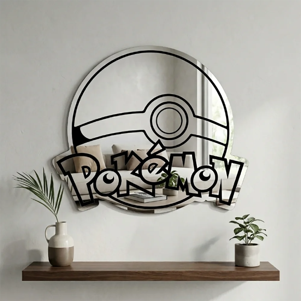 Anime Pokemon Mirror Pokeball Aesthetic Wall Mirror Kawaii Anime Room Decor Vanity Makeup Mirror for Game Fans
Anime Pokemon Mirror Pokeball Aesthetic Wall Mirror Kawaii Anime Room Decor Vanity Makeup Mirror for Game Fans