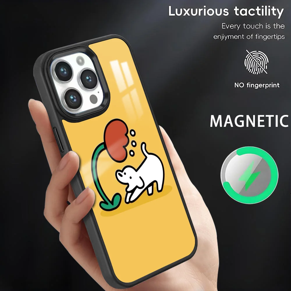 Cute M-Matsui Art Phone Case For iPhone 16 15 14 13 12 11 Pro Max Plus Mini Magnetic Magsafe Wireless Charging Cover
Cute M-Matsui Art Phone Case For iPhone 16 15 14 13 12 11 Pro Max Plus Mini Magnetic Magsafe Wireless Charging Cover