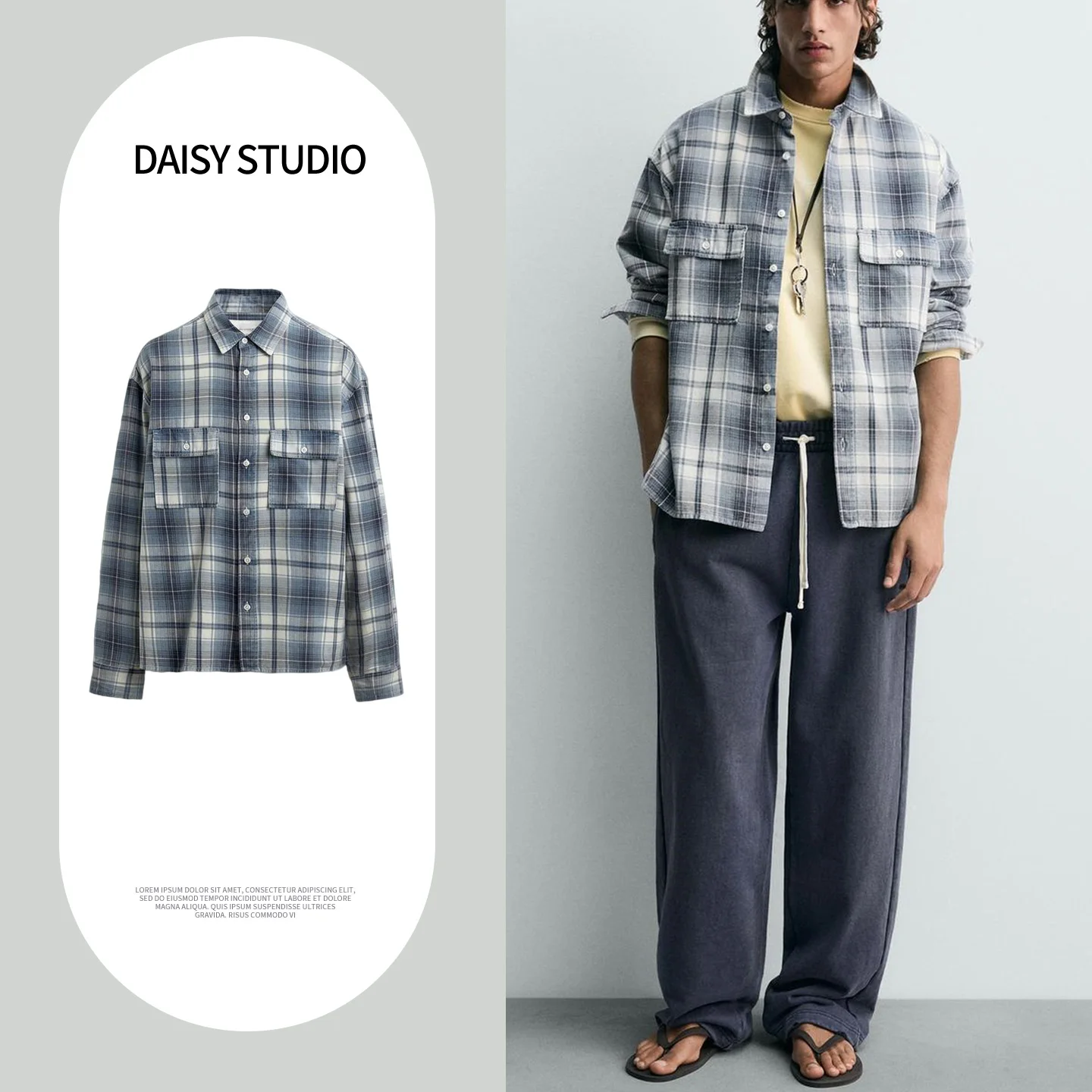 Spring Summer New Men's Checkered Long Sleeve Shirt Single Button Collar Loose Fit Retro Style Comfortable Breathable Polyester
Spring Summer New Men's Checkered Long Sleeve Shirt Single Button Collar Loose Fit Retro Style Comfortable Breathable Polyester