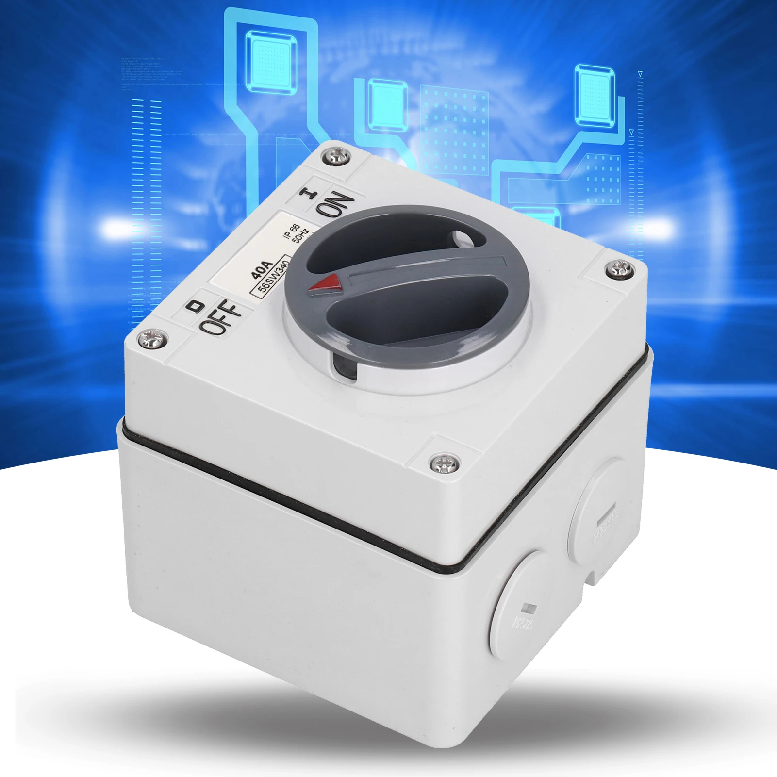 ZK40 Outdoor Waterproof Switch Socket Dustproof Isolation Rotary OnOff Buttons Indicators 500V(3P40A )
ZK40 Outdoor Waterproof Switch Socket Dustproof Isolation Rotary OnOff Buttons Indicators 500V(3P40A )