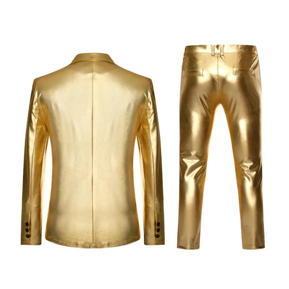 2Pcs/Set Men Suit Coat Pants Set Lapel Long Sleeve Single Breasted Suit Jacket Long Pants Set Golden Stamping Business Mlae Suit
2Pcs/Set Men Suit Coat Pants Set Lapel Long Sleeve Single Breasted Suit Jacket Long Pants Set Golden Stamping Business Mlae Suit