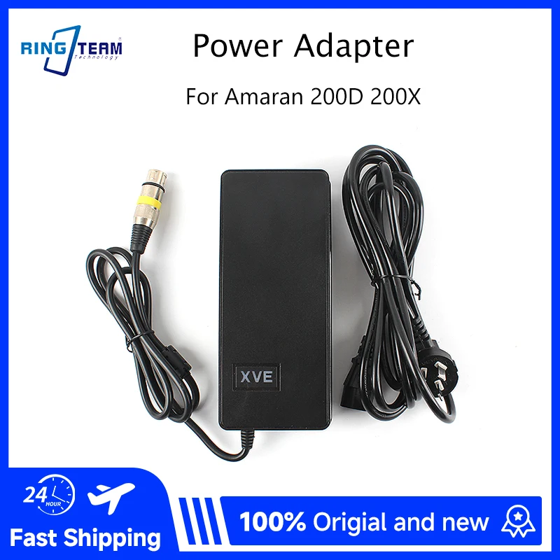 48V 5.2A LED Fill Light Power Adapter for Amaran 200d 200x Video Light 48H Stable Output Intelligent Protection
48V 5.2A LED Fill Light Power Adapter for Amaran 200d 200x Video Light 48H Stable Output Intelligent Protection