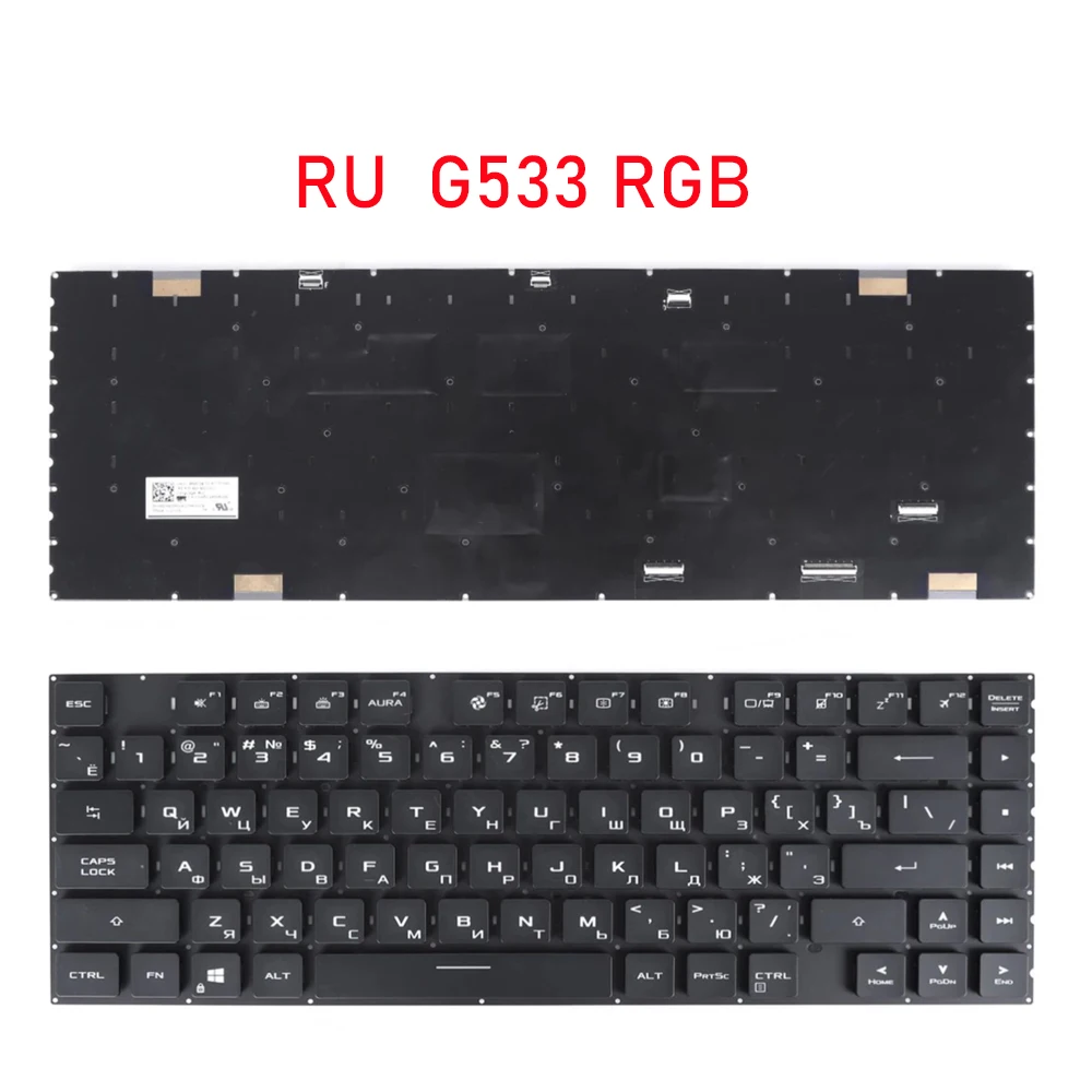 XIN-Russian-US RGB-подсветка клавиатуры для ноутбука Asus ROG Strix SCAR G533 G533ZS G533ZM G533ZX G533QS с механической кнопкой
XIN-Russian-US RGB-подсветка клавиатуры для ноутбука Asus ROG Strix SCAR G533 G533ZS G533ZM G533ZX G533QS с механической кнопкой