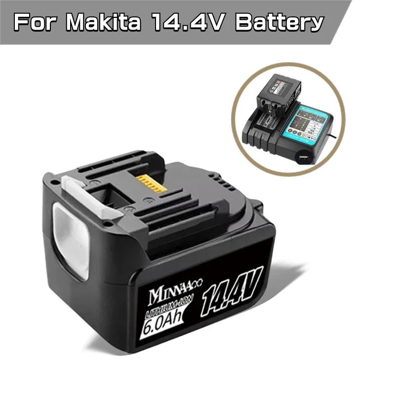 Для Makita 6000 мАч 14,4 В перезаряжаемая батарея фотоиндикатор для BL1430 BL1415 BL1440 196875-4 194558-0 195444-8 14,4 В Ач
Для Makita 6000 мАч 14,4 В перезаряжаемая батарея фотоиндикатор для BL1430 BL1415 BL1440 196875-4 194558-0 195444-8 14,4 В Ач