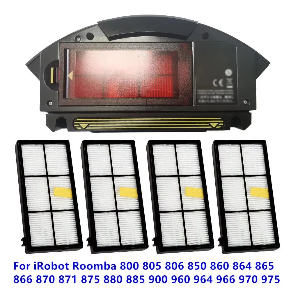 Hepa Filters Dust Box For iRobot Roomba 800 805 806 850 860 864 865 866 870 871 875 880 885 900 960 964 966 970 975
Hepa Filters Dust Box For iRobot Roomba 800 805 806 850 860 864 865 866 870 871 875 880 885 900 960 964 966 970 975