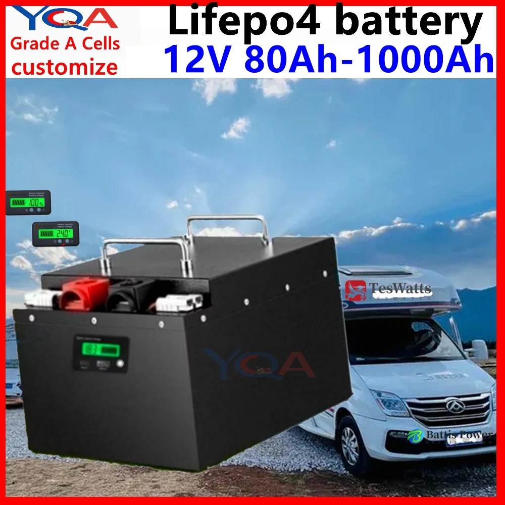 BMS 4S 12V 100Ah 80Ah 120Ah 150Ah 200Ah 300Ah 400Ah-1000Ah Lifepo4 Аккумулятор для 1200W Off-Grid UPS Лодка Солнечная панель Открытый
BMS 4S 12V 100Ah 80Ah 120Ah 150Ah 200Ah 300Ah 400Ah-1000Ah Lifepo4 Аккумулятор для 1200W Off-Grid UPS Лодка Солнечная панель Открытый