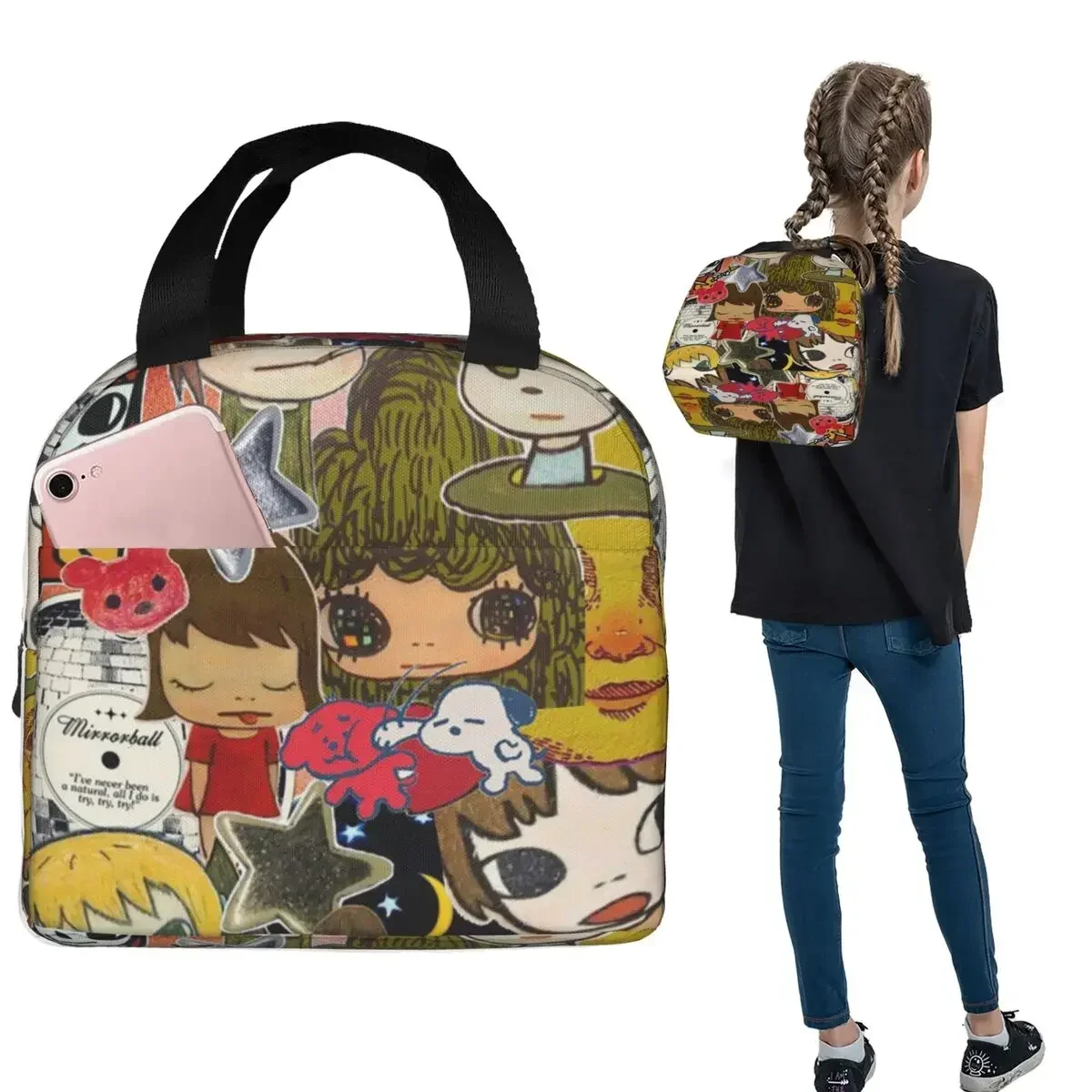 Yoshimoto Nara Insulated Lunch Bag for Women Kids Leakproof Food Boxes Thermal Lunch Box Tote
Yoshimoto Nara Insulated Lunch Bag for Women Kids Leakproof Food Boxes Thermal Lunch Box Tote