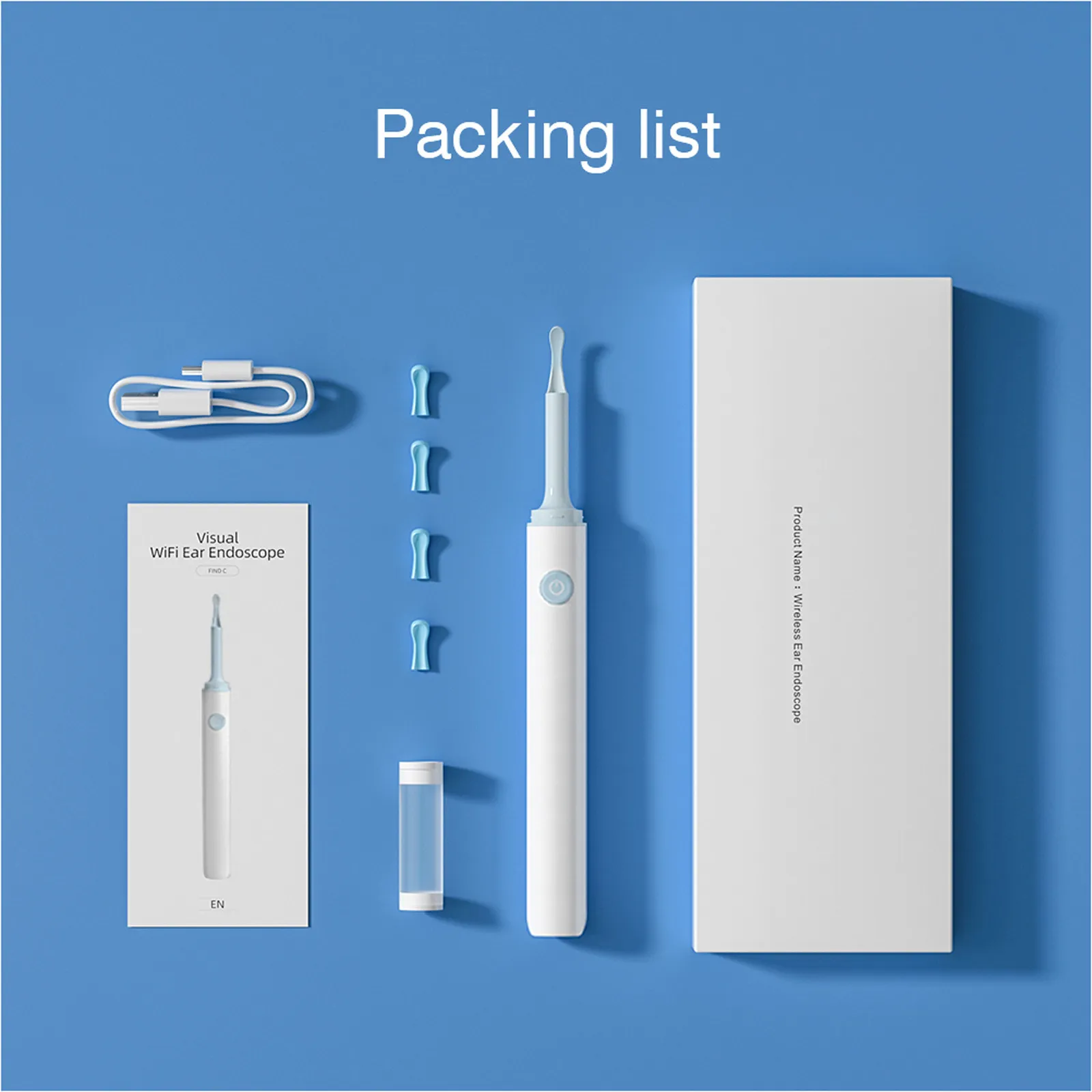 Ear Wax Removal Tool Set Hd Endoscope Flexible Rotation Ear Cleaner for Dry Oily Ears App Monitoring Earwax Removal Kit with
Ear Wax Removal Tool Set Hd Endoscope Flexible Rotation Ear Cleaner for Dry Oily Ears App Monitoring Earwax Removal Kit with