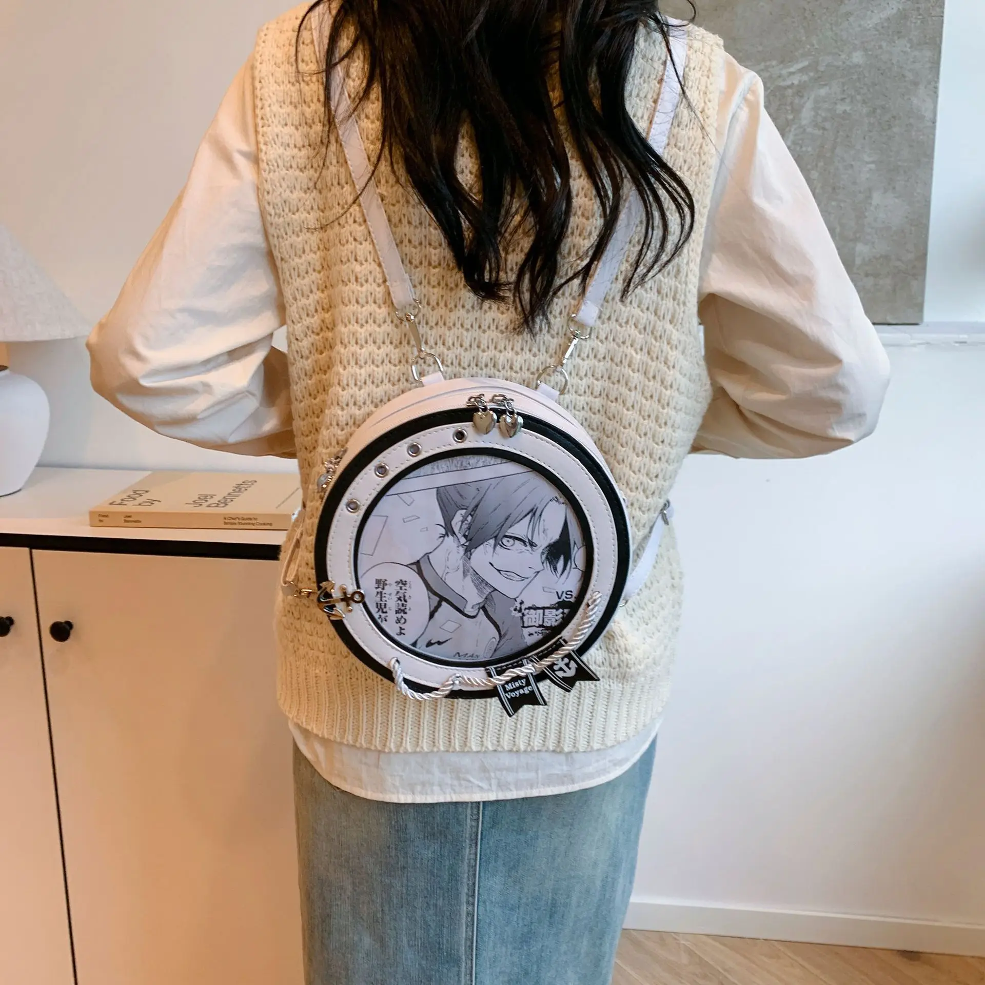 Original Niche Design Personalized Cool Ulzzang Ita Bag Harajuku Y2K Cartoon Crossbody Bag JK Uniform Kawaii Shoulder Bag
Original Niche Design Personalized Cool Ulzzang Ita Bag Harajuku Y2K Cartoon Crossbody Bag JK Uniform Kawaii Shoulder Bag