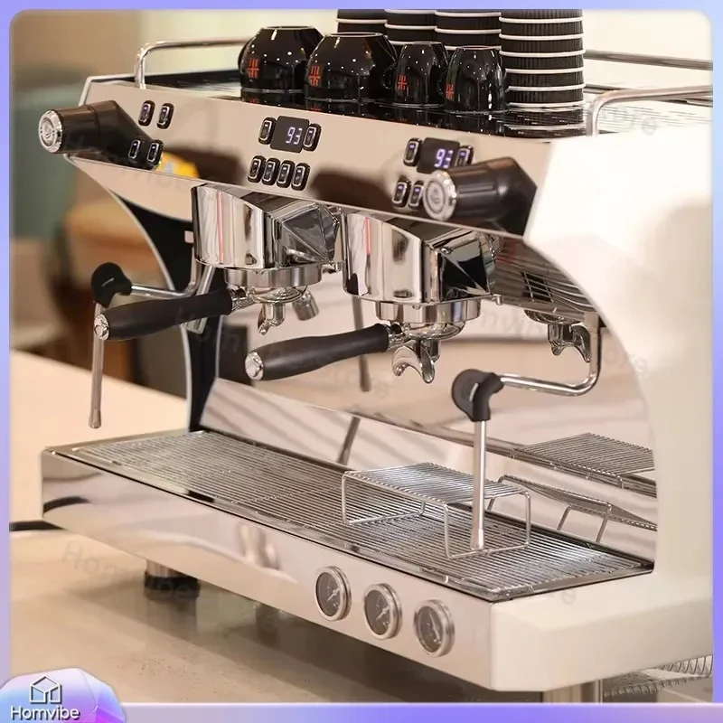Commercial Dual Head Coffee Maker CRM3120C with Independent Multi Boiler System Adjustable Extraction Temperature for Home
Commercial Dual Head Coffee Maker CRM3120C with Independent Multi Boiler System Adjustable Extraction Temperature for Home