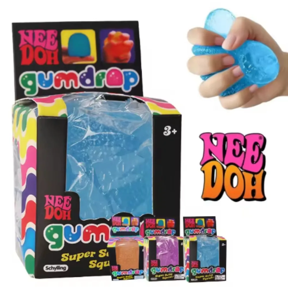 Schylling Mini Candy NeeDoh Gumdrop Soft Sensory Fidget Toy Stress Relief Squeeze Ball Blind Box
Schylling Mini Candy NeeDoh Gumdrop Soft Sensory Fidget Toy Stress Relief Squeeze Ball Blind Box