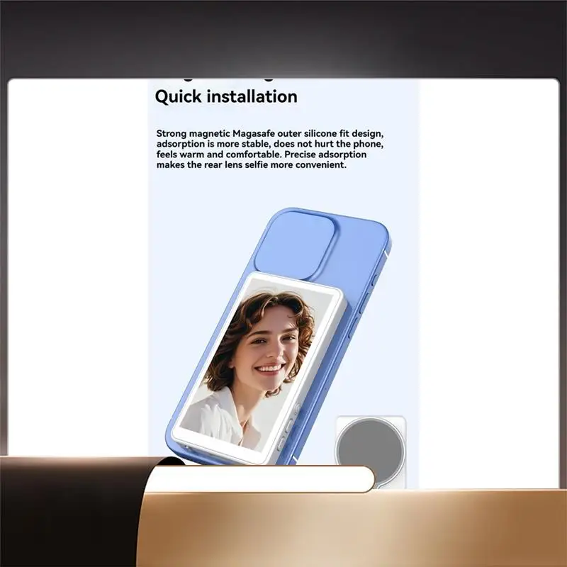 Беспроводной магнитный экран мобильного телефона, экран монитора для смартфона, видеоблог, прямая трансляция видео, запись-N35R
Беспроводной магнитный экран мобильного телефона, экран монитора для смартфона, видеоблог, прямая трансляция видео, запись-N35R