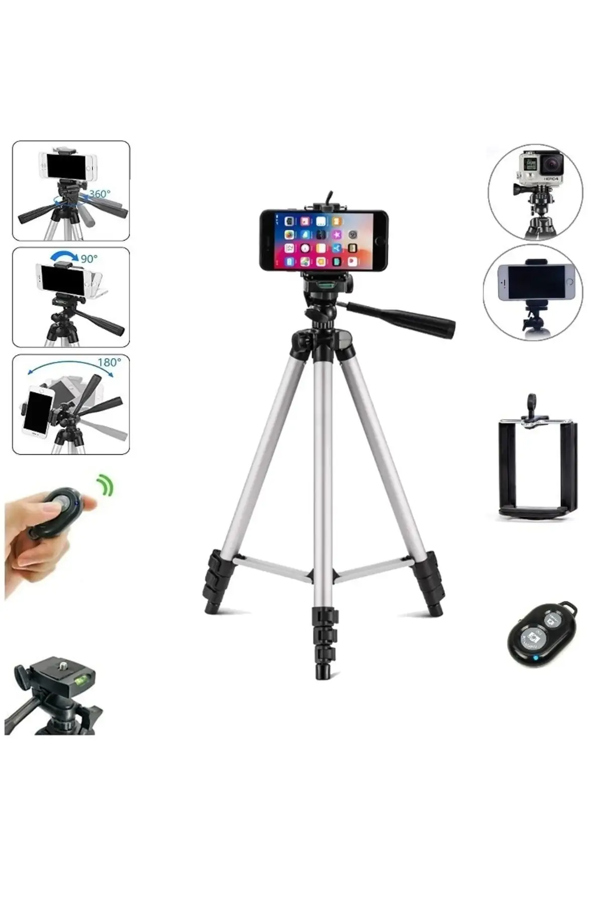 Professional Photo Video Shooting with Bluetooth Control 106 Cm Tripod Phone Holder
Professional Photo Video Shooting with Bluetooth Control 106 Cm Tripod Phone Holder