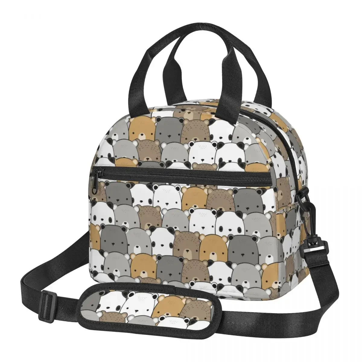 Cute Adorable Panda Bear Merch Large Insulated Lunch Bag With Adjustable Shoulder Strap Food Container Cooler Thermal Lunch Box
Cute Adorable Panda Bear Merch Large Insulated Lunch Bag With Adjustable Shoulder Strap Food Container Cooler Thermal Lunch Box