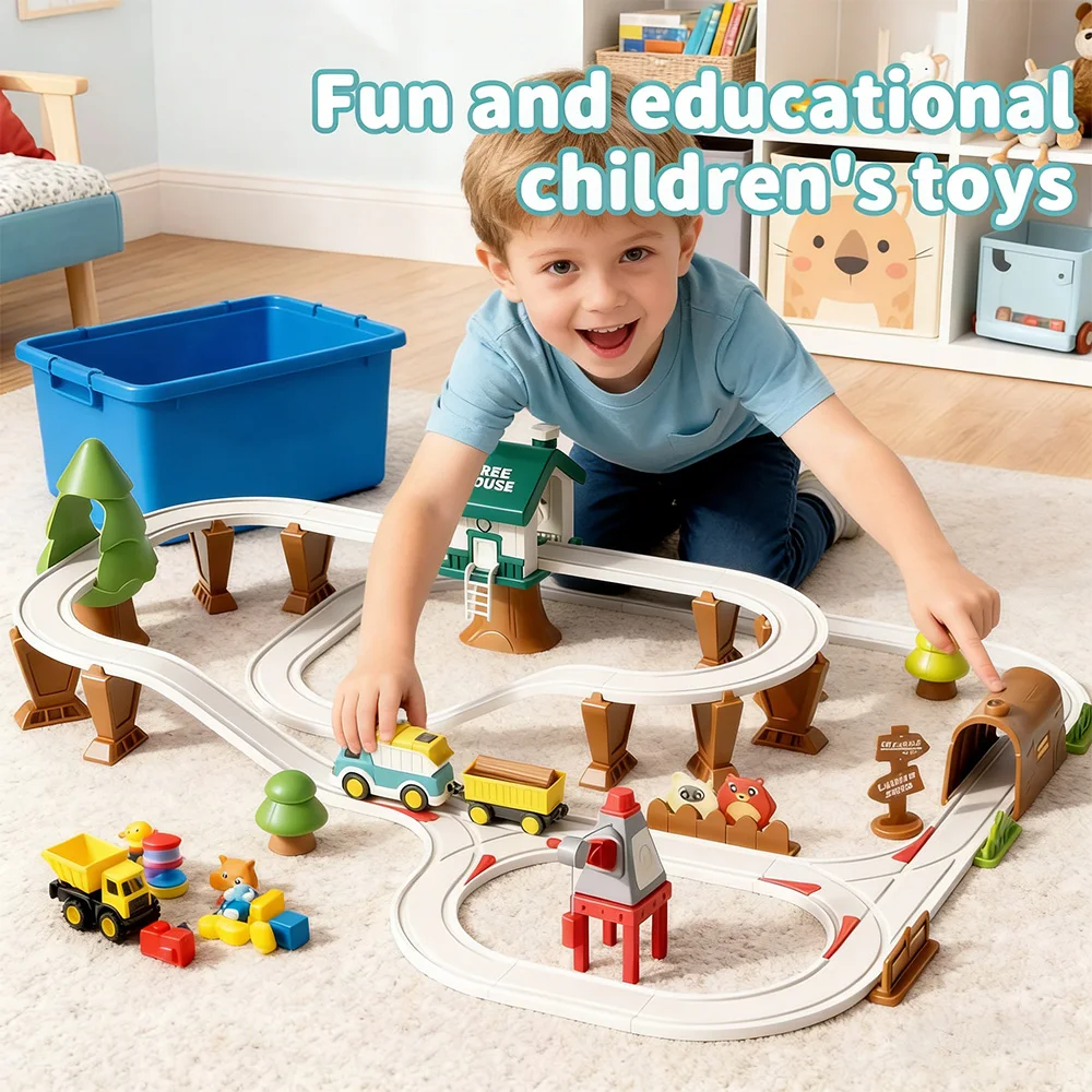 Children’s Electric Train Set Magnetic Track Toy Circular Railway with Die-Cast Car, DIY Assembly Educational Toy Gift for Kids
Children’s Electric Train Set Magnetic Track Toy Circular Railway with Die-Cast Car, DIY Assembly Educational Toy Gift for Kids