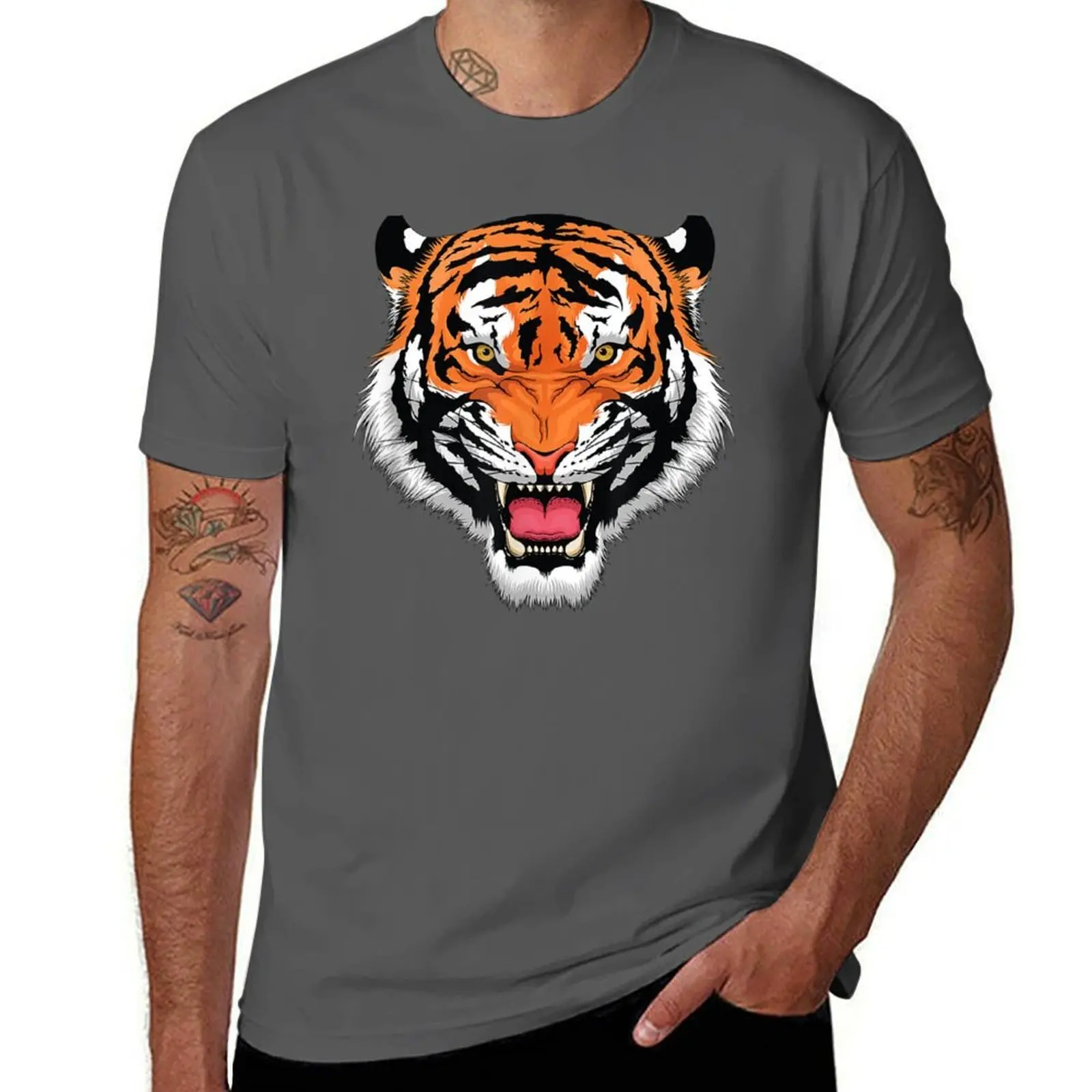 Open Men Women Bengal Designs For Kids Growling Tiger Mouth T-Shirt Comfortable Work Wear Tee
Open Men Women Bengal Designs For Kids Growling Tiger Mouth T-Shirt Comfortable Work Wear Tee