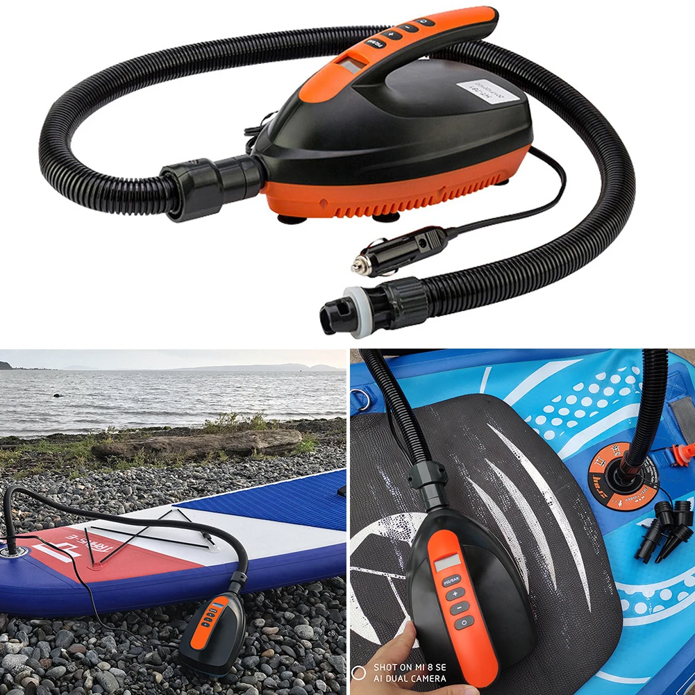 12V SUP Max 16/20 PSI Intelligent Inflatable Pump Electric Air Pump Dual Stage for Outdoor Paddle Board Black Orange
12V SUP Max 16/20 PSI Intelligent Inflatable Pump Electric Air Pump Dual Stage for Outdoor Paddle Board Black Orange