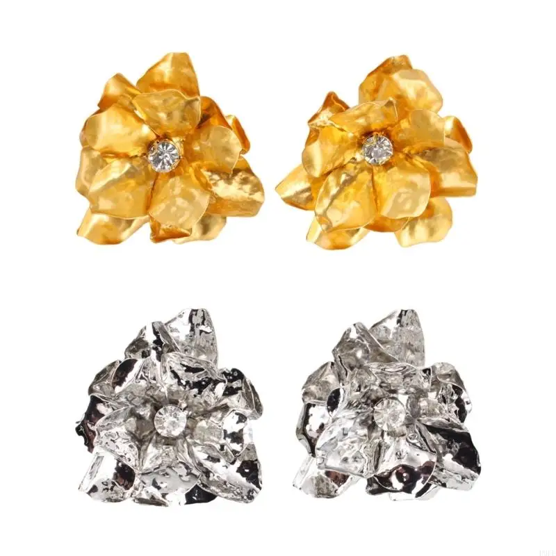652F Multilayer Rhinestones Flower Earrings Zircon Solid Color Floral Ear Studs Jewelry Engagement Accessory for Women
652F Multilayer Rhinestones Flower Earrings Zircon Solid Color Floral Ear Studs Jewelry Engagement Accessory for Women