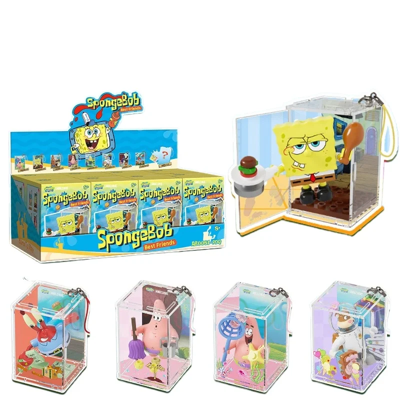 AREAX New Style Building Block Assembly Toy SpongeBob A Day in Bikini Bottom Keychain Exquisite Birthday Gift for Girls
AREAX New Style Building Block Assembly Toy SpongeBob A Day in Bikini Bottom Keychain Exquisite Birthday Gift for Girls