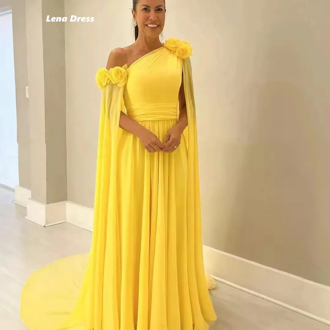 Lena Elegant Evening Dresses for Woman Luxury Evening Dresses 2025 Custom Made Flowers Yellow Ball Gown Luxury Dress Chiffon
Lena Elegant Evening Dresses for Woman Luxury Evening Dresses 2025 Custom Made Flowers Yellow Ball Gown Luxury Dress Chiffon