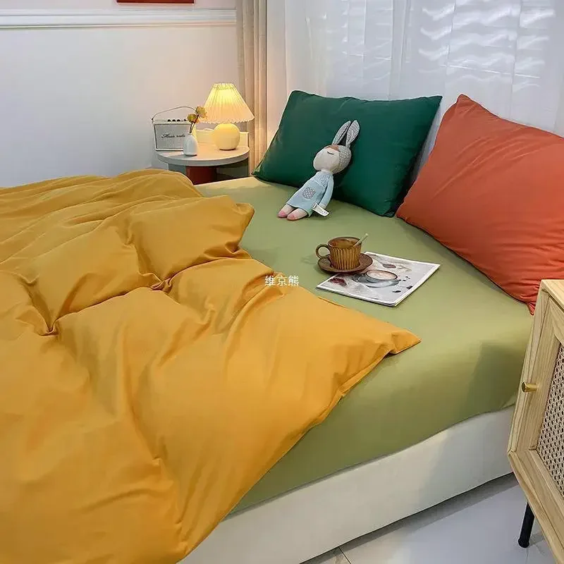Fitted sheet set of four pieces, mixed and paired bedding, bed sheets, quilt covers, dormitory set of three pieces
Fitted sheet set of four pieces, mixed and paired bedding, bed sheets, quilt covers, dormitory set of three pieces