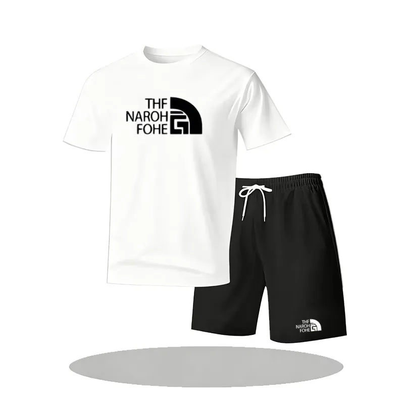 Мужской летний спортивный костюм: футболка с коротким рукавом и шорты, комплект из двух предметов, дышащий, быстросохнущий, повседневный спортивный костюм
Мужской летний спортивный костюм: футболка с коротким рукавом и шорты, комплект из двух предметов, дышащий, быстросохнущий, повседневный спортивный костюм