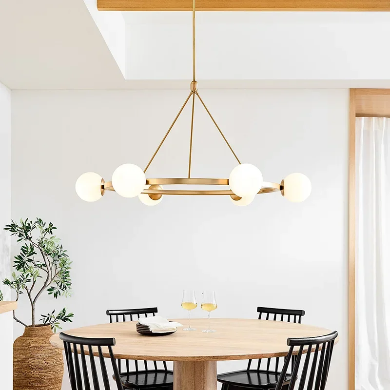 SANDYHA Modern Minimalist Chandeliers Milky White Glass Pendant Lights LED Lamps for Living Room Dining Table Lighting Bedroom
SANDYHA Modern Minimalist Chandeliers Milky White Glass Pendant Lights LED Lamps for Living Room Dining Table Lighting Bedroom