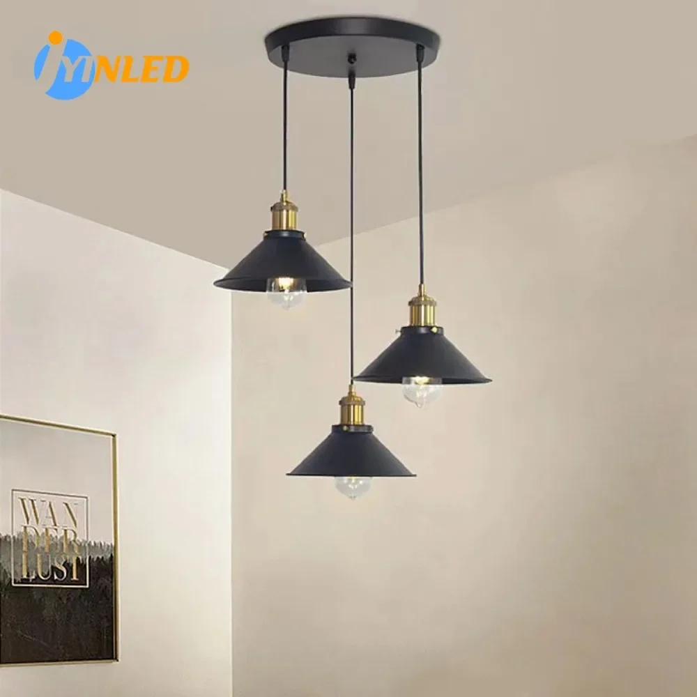Loft Retro Pendant Light Vintage Chandelier E27 Base Industrial Hanging Light Home Lighting for Living Room Bedroom Foyer Hotel
Loft Retro Pendant Light Vintage Chandelier E27 Base Industrial Hanging Light Home Lighting for Living Room Bedroom Foyer Hotel
