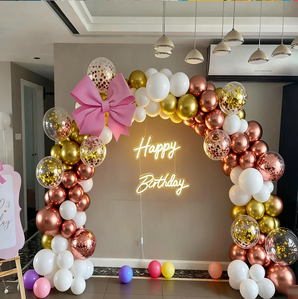 Color Latex Balloons for Wedding Holidays Birthday Party Anniversary Scenario Decoration Golden Confetti Inflatable Balloons
Color Latex Balloons for Wedding Holidays Birthday Party Anniversary Scenario Decoration Golden Confetti Inflatable Balloons