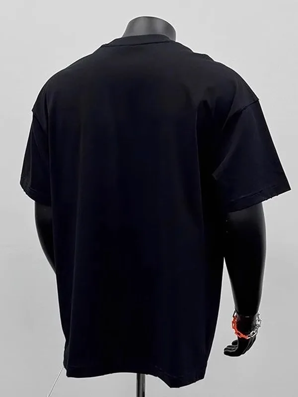 Summer New plus Size 300 Pou American Sle Printed Cotton Casual Loose Svel Men's T-irt Trendy Youth ulari
Summer New plus Size 300 Pou American Sle Printed Cotton Casual Loose Svel Men's T-irt Trendy Youth ulari