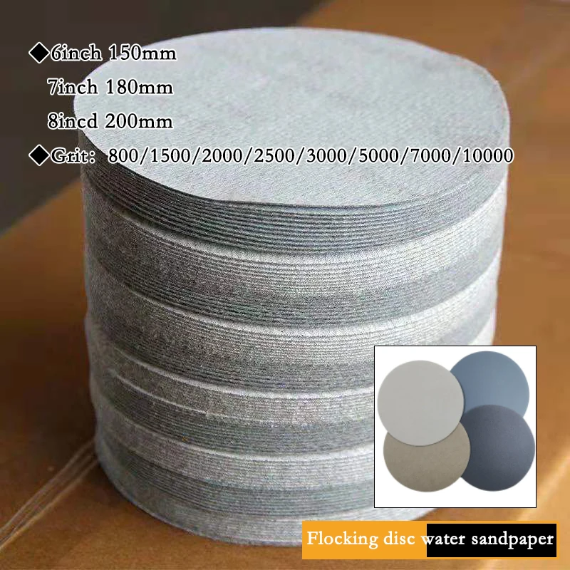 6/7/8inch Universal Dry and Wet Sanding Disc Sanding Paper Metal Polished Woodworking Tools Accessories Polishing Abrasive Discs
6/7/8inch Universal Dry and Wet Sanding Disc Sanding Paper Metal Polished Woodworking Tools Accessories Polishing Abrasive Discs